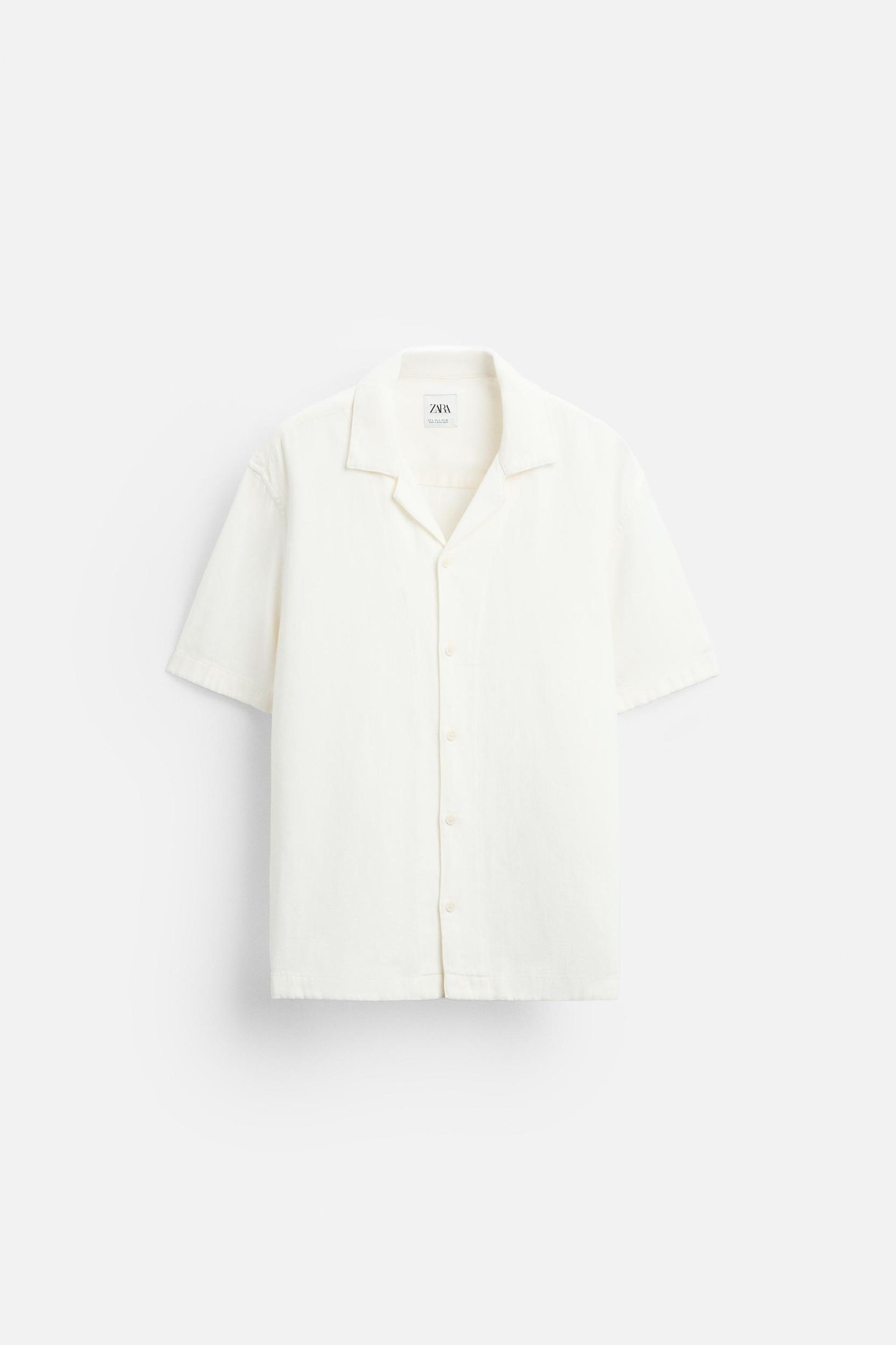 COTTON - LINEN BLEND SHIRT Product Image