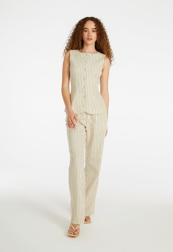 Tailored Wide Leg Trousers Product Image