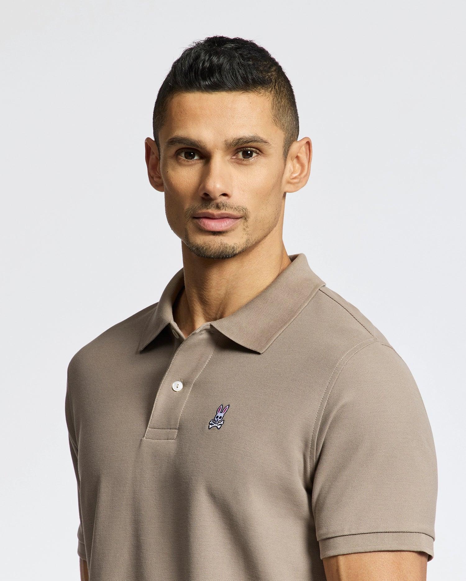 MENS CLASSIC PIQUE POLO SHIRT - B6K001CRPC Male Product Image