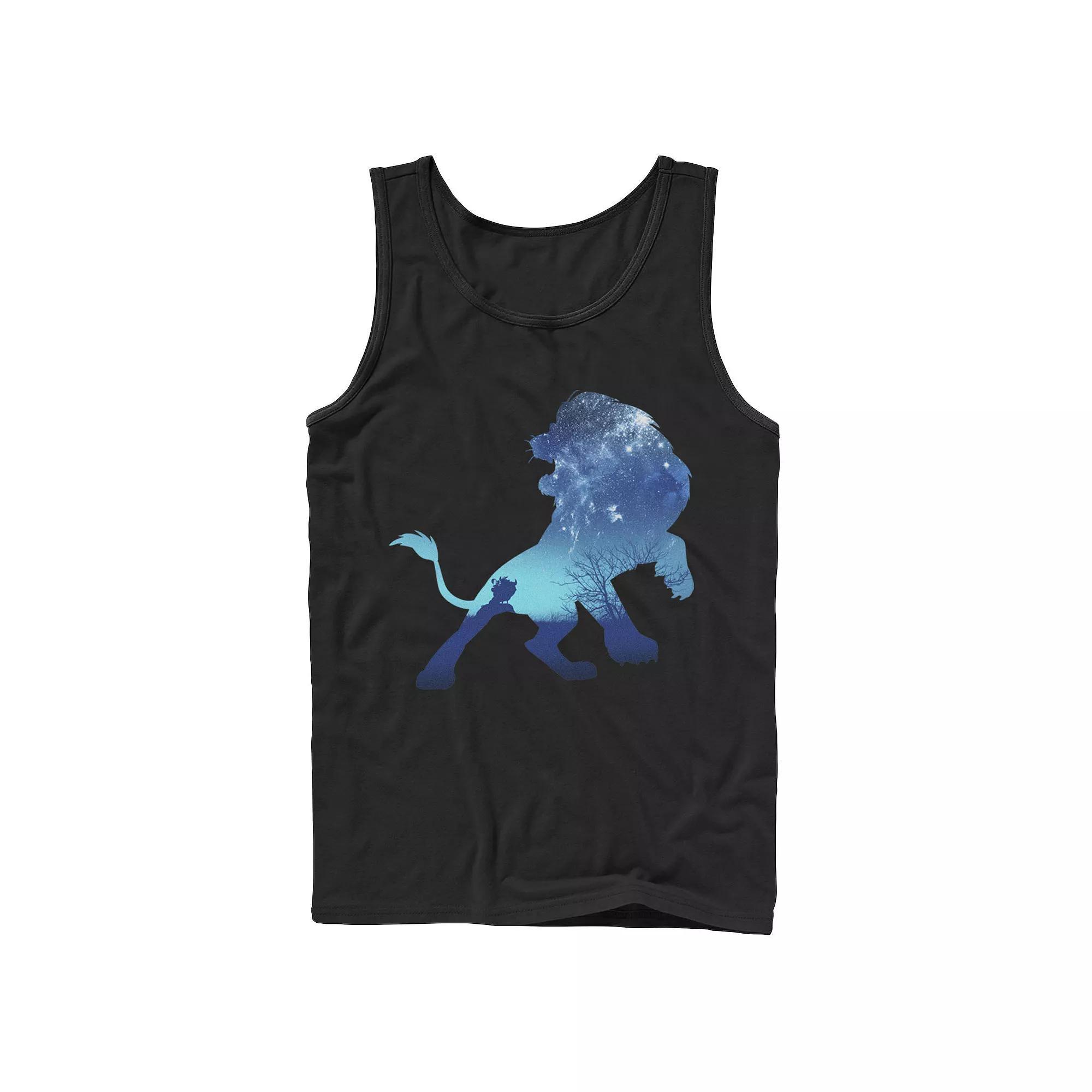 Disneys The Lion King Simba Mens Sky Silhouette Tank Top Product Image