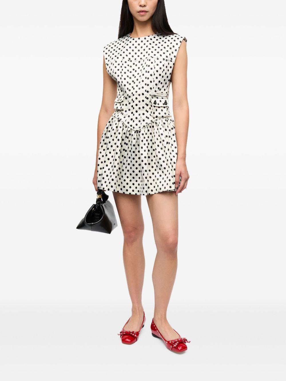polka dot-print mini dress Product Image
