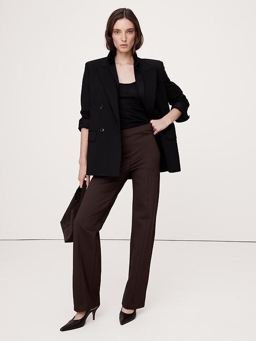 High-Rise Straight Everywhere Ponte Pant Product Image