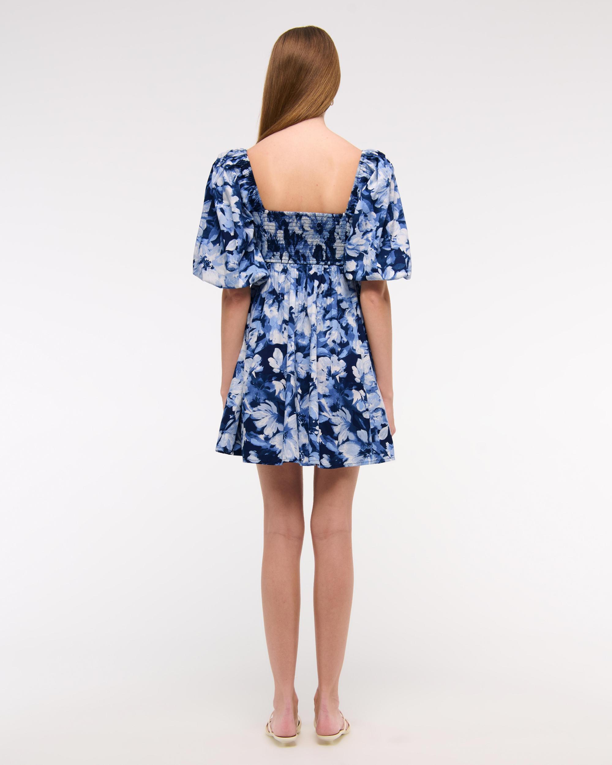 Emerson Poplin Puff Sleeve Mini Dress Product Image