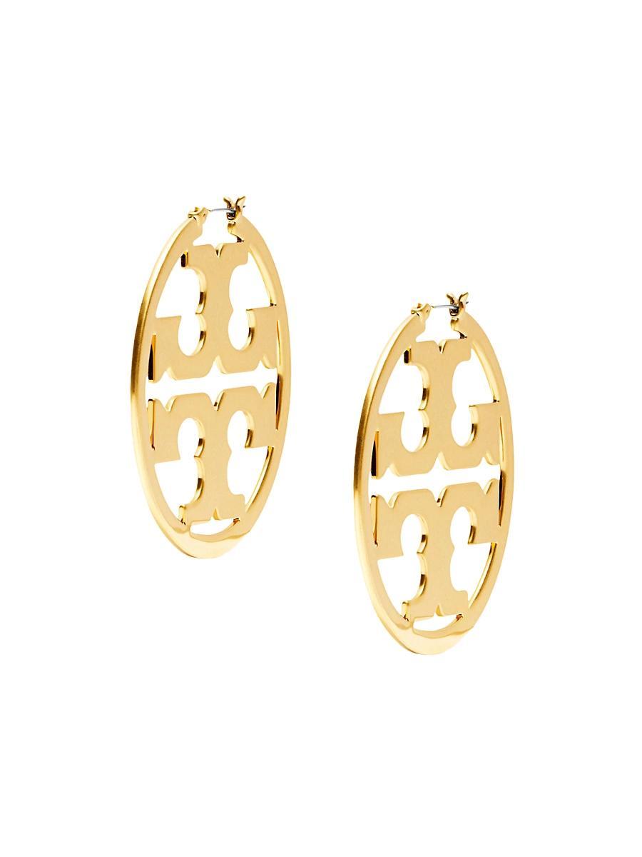 Tory Burch Miller Hoop Earrings Product Image