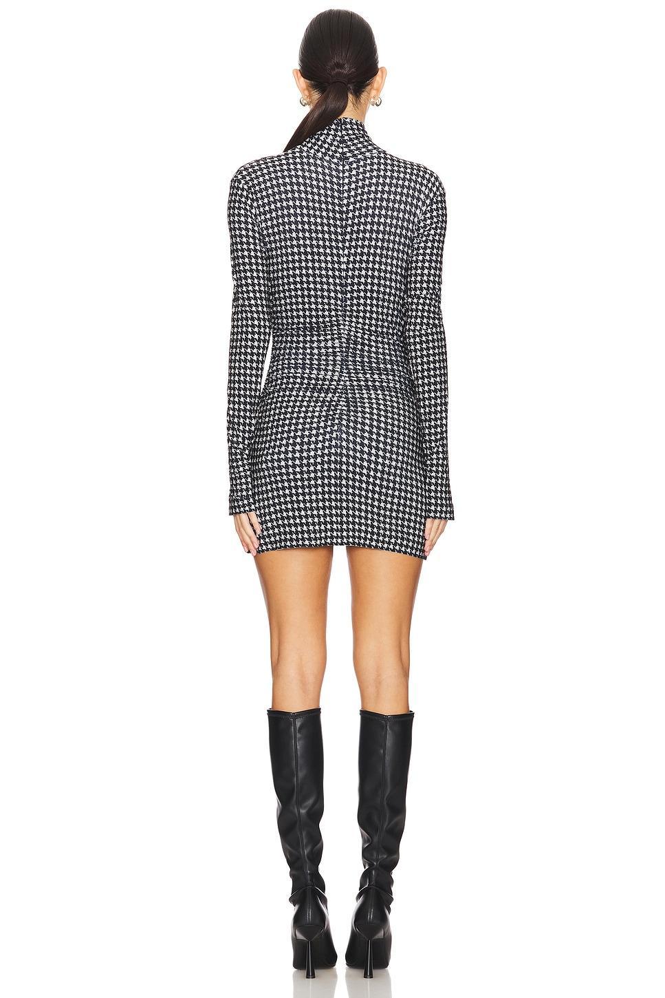 Long Sleeve Turtleneck Pickleball Dress Norma Kamali Product Image