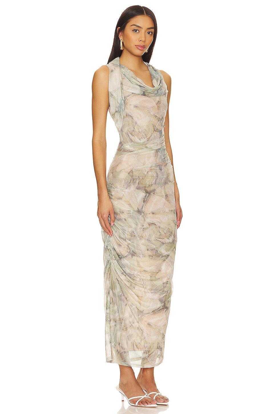 Breslin Mesh Midi Dress MISHA Product Image