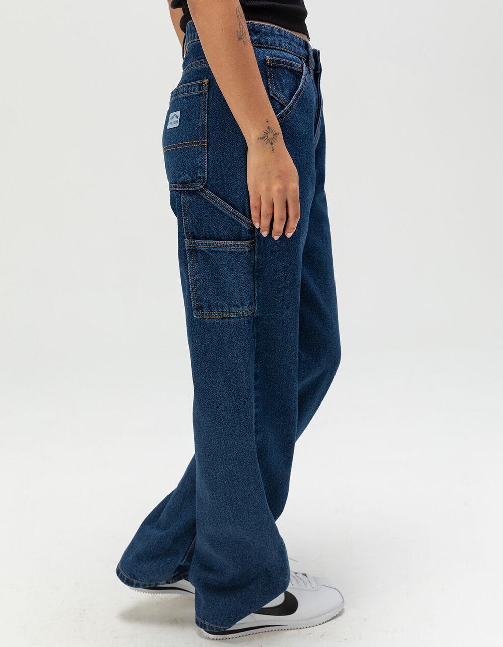 BRIXTON Essex Womens Painter Pants - MEDIUM INDIGO Product Image
