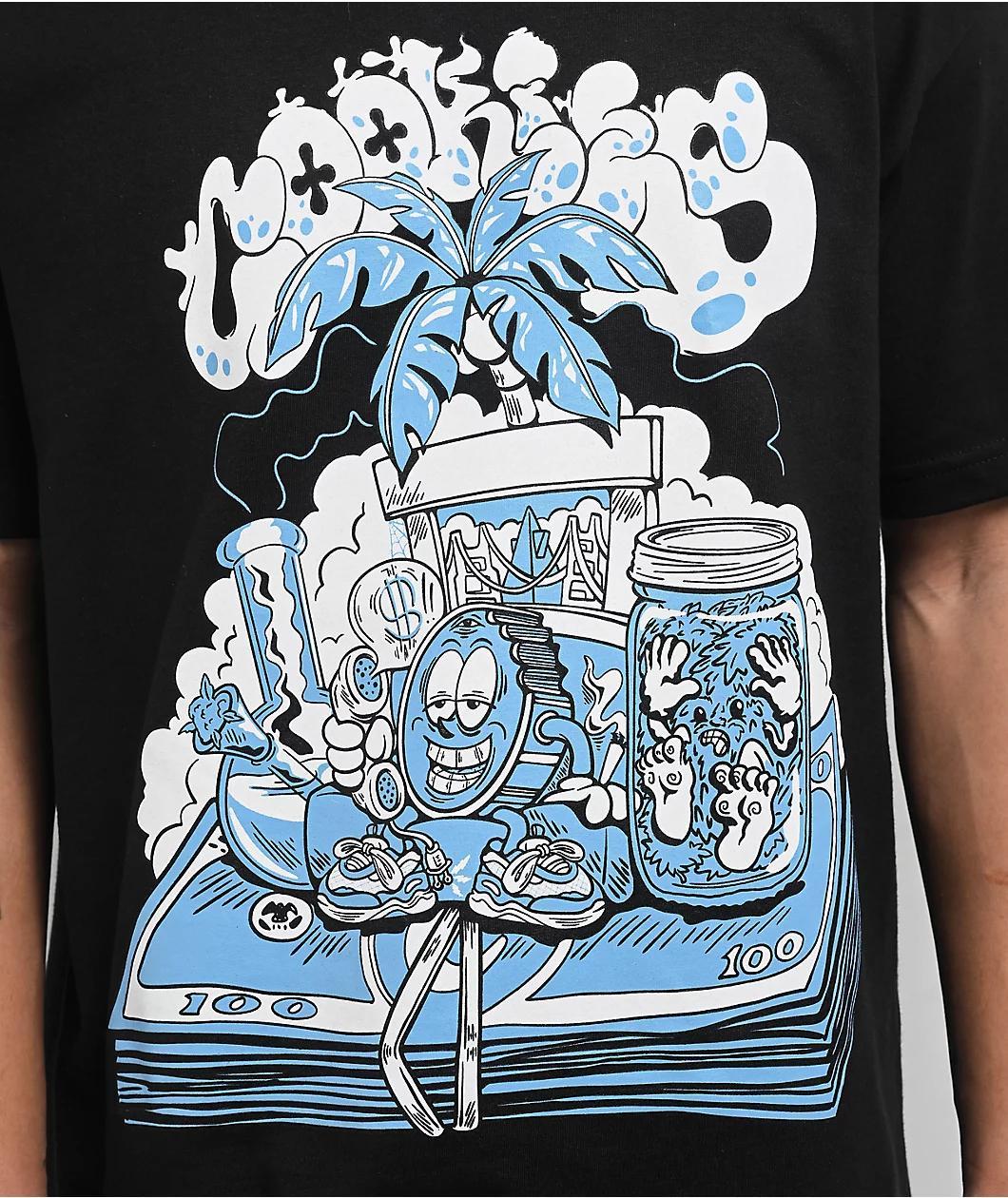 Cookies Laid Back Black T-Shirt Product Image