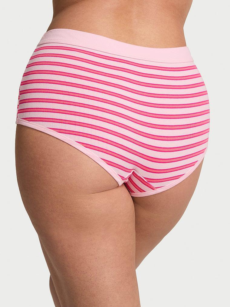 Logo Rib Cotton Boyshort Panty Product Image