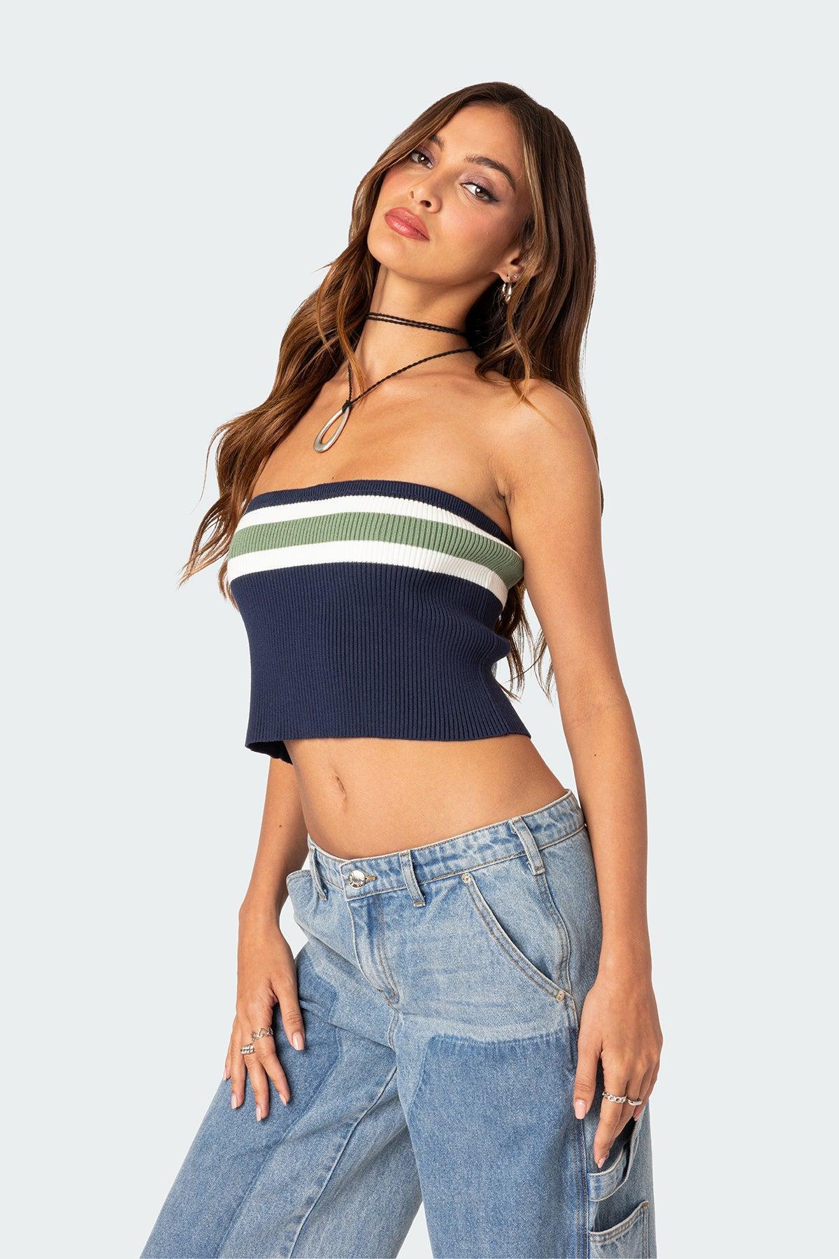 Cyprus Knit Tube Top Product Image