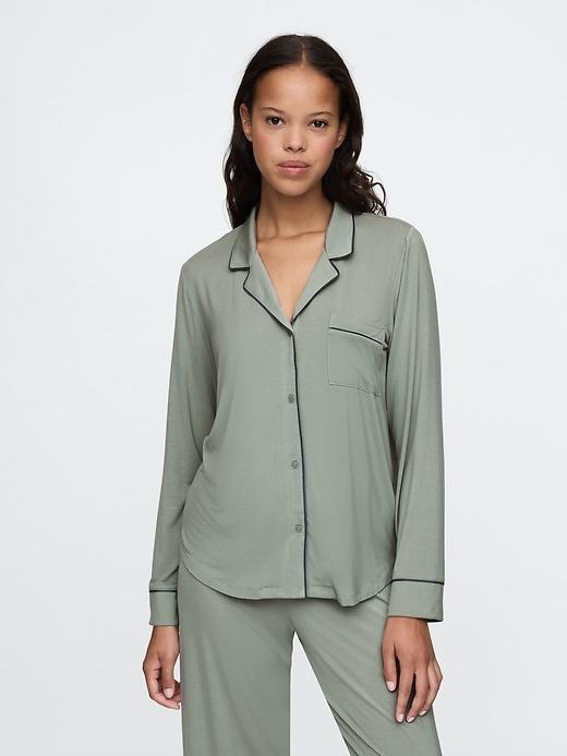 Modal Pajama Shirt Product Image