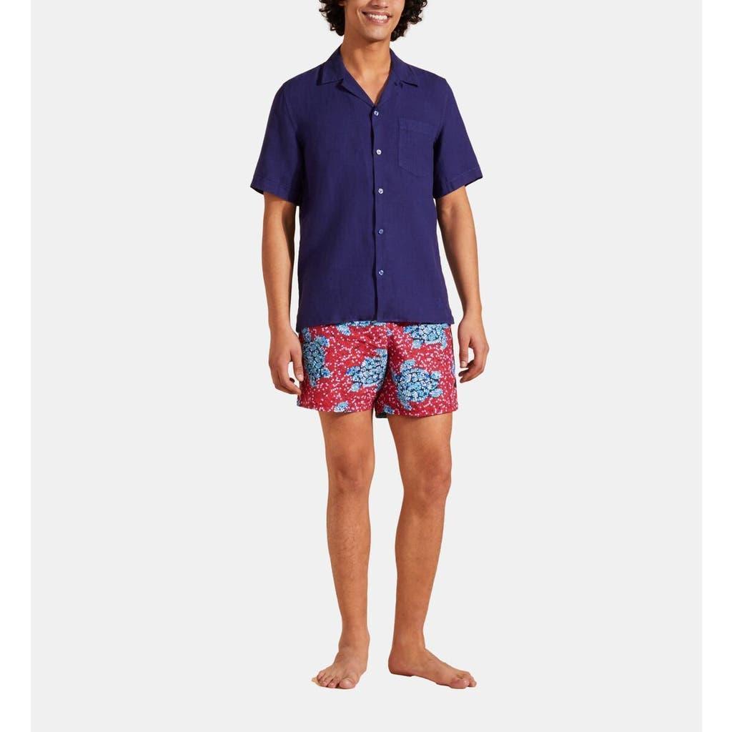 Mens Garment-Dyed Linen Camp Shirt Product Image