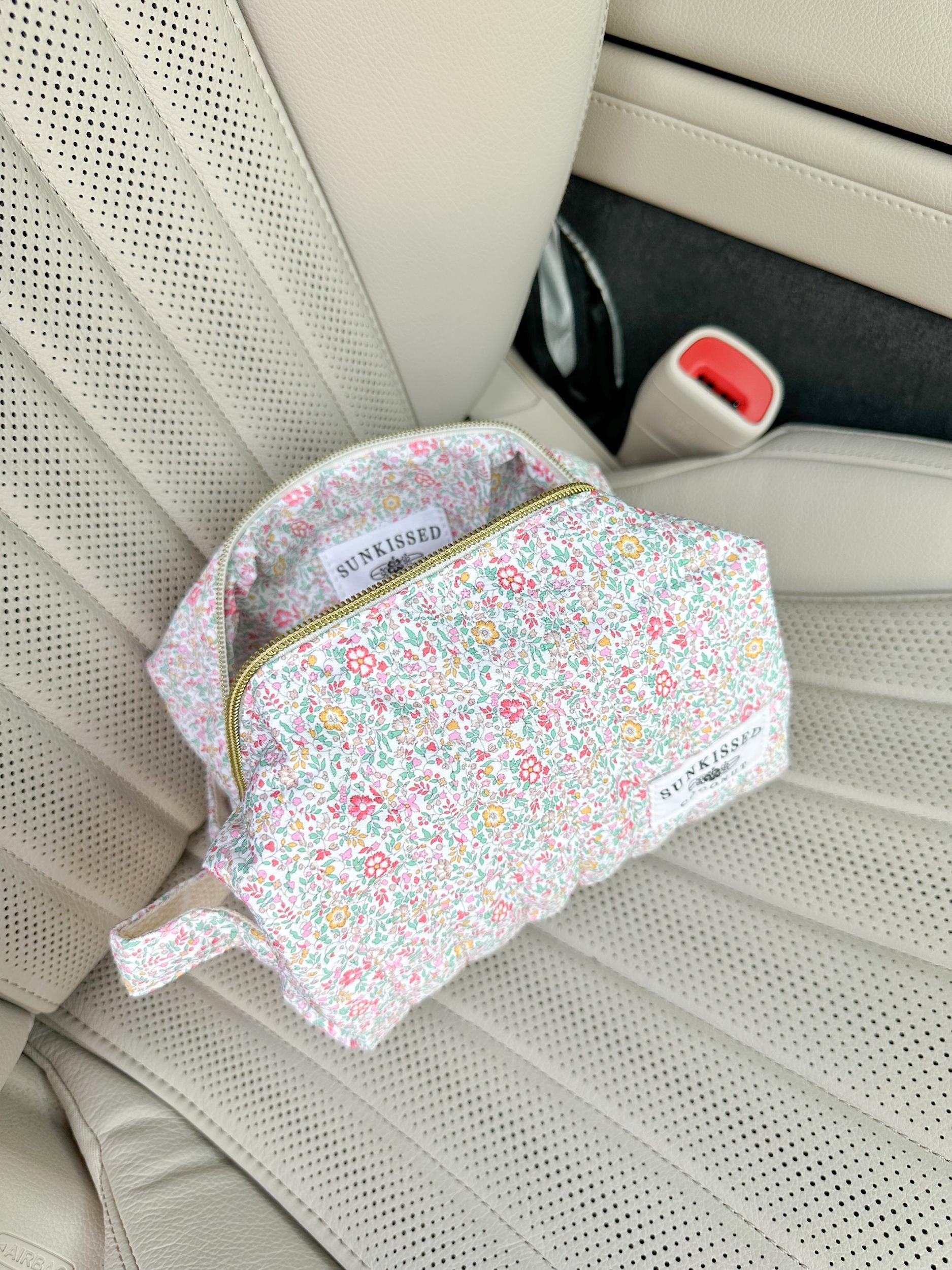 Medium Floral Day In The Park Handmade Handle Bag Girls Product Image