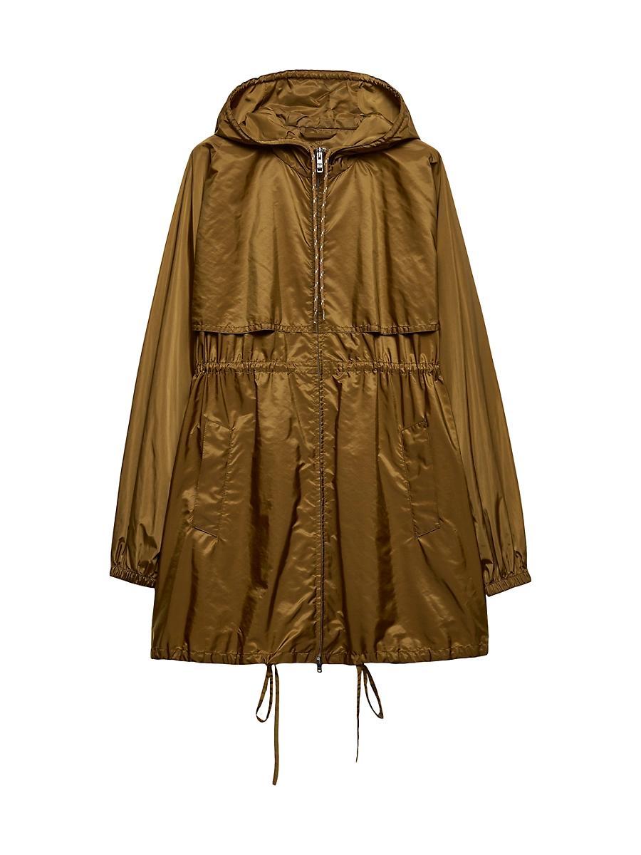 Womens Lightweight Re-Nylon Raincoat Product Image