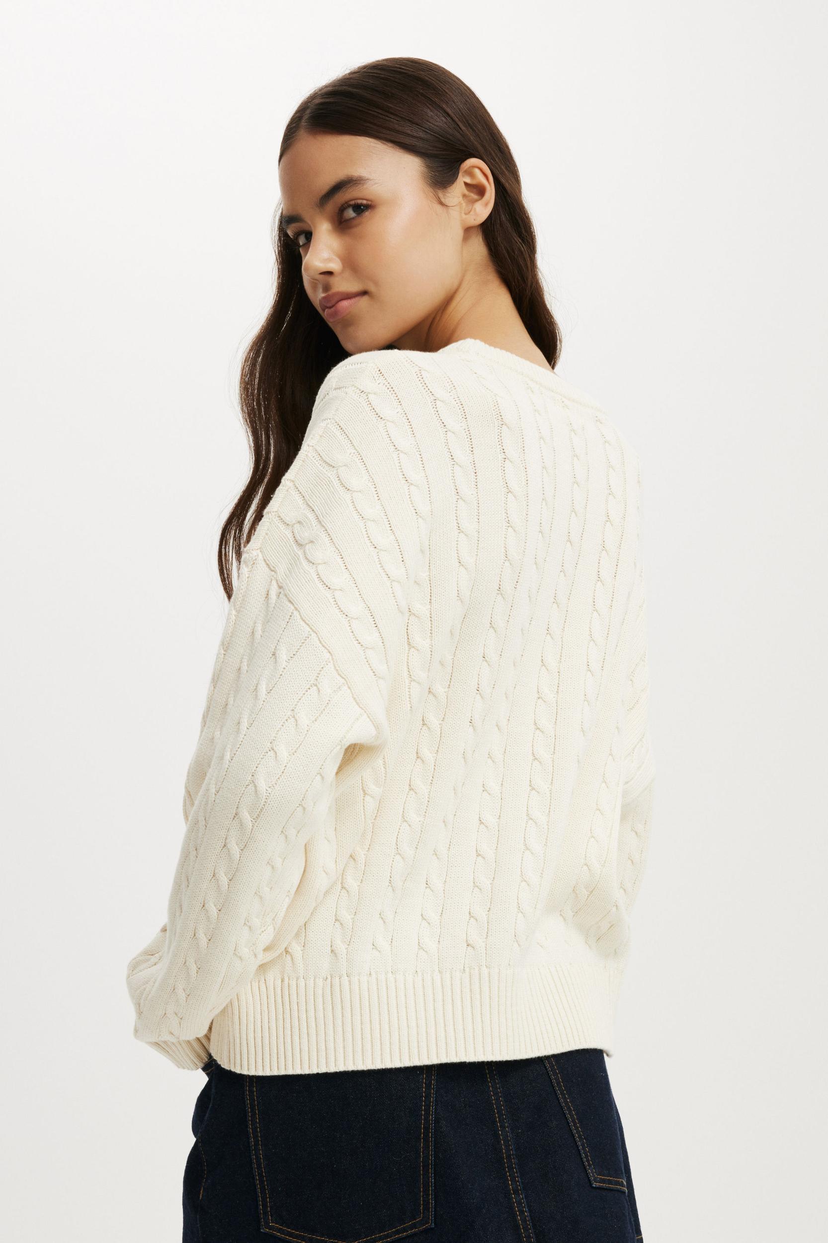 Cotton Crew Neck Pullover Product Image