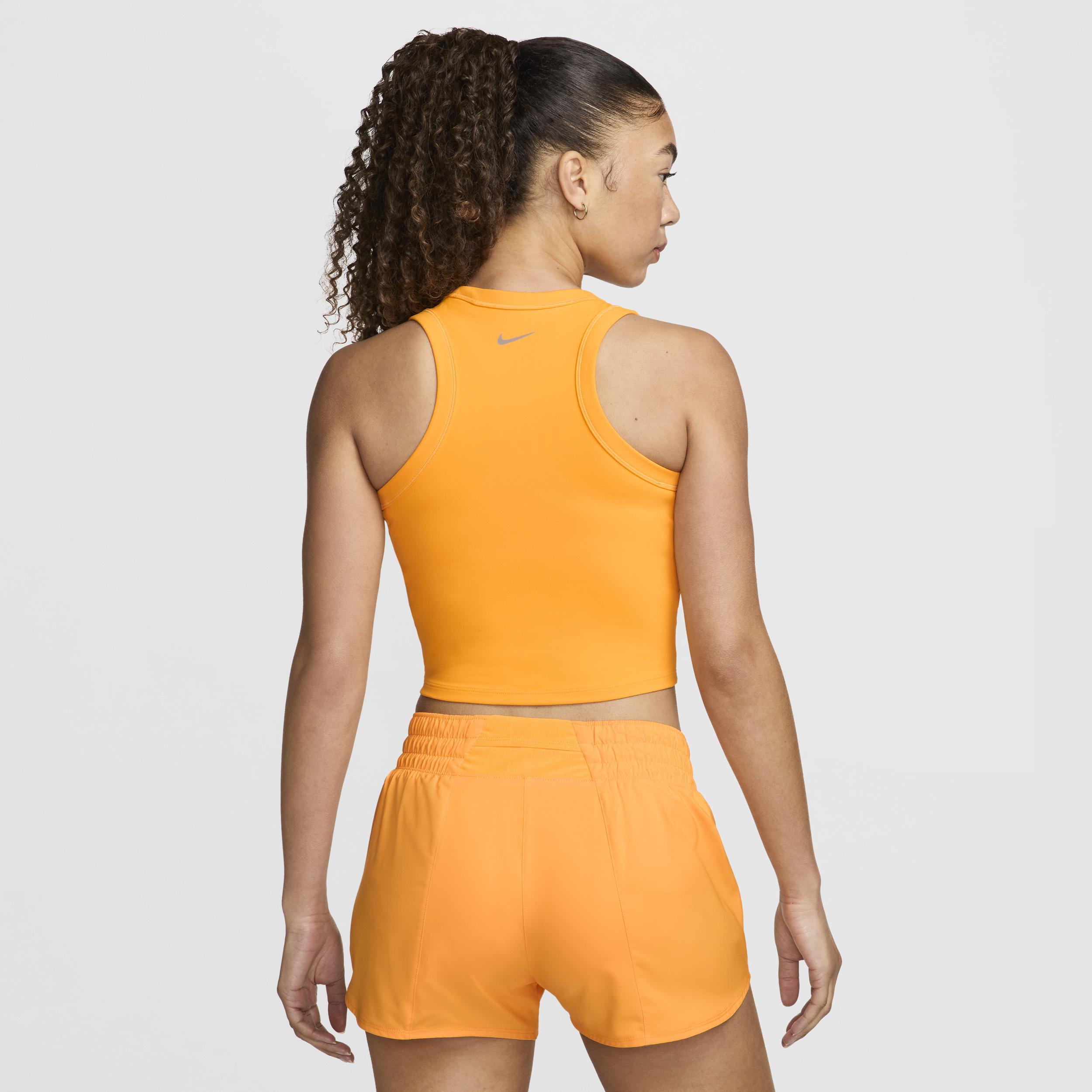 Nike One Fitted Women's Dri-FIT Cropped Tank Top Product Image