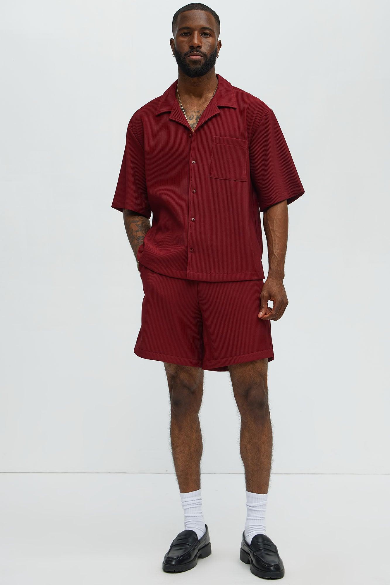 Show Up Basketball Short - Burgundy Product Image