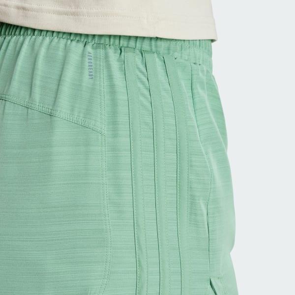 adidas Pacer Training 3-Stripes Woven High-Rise Shorts Pink Fusion S 3 Womens Product Image