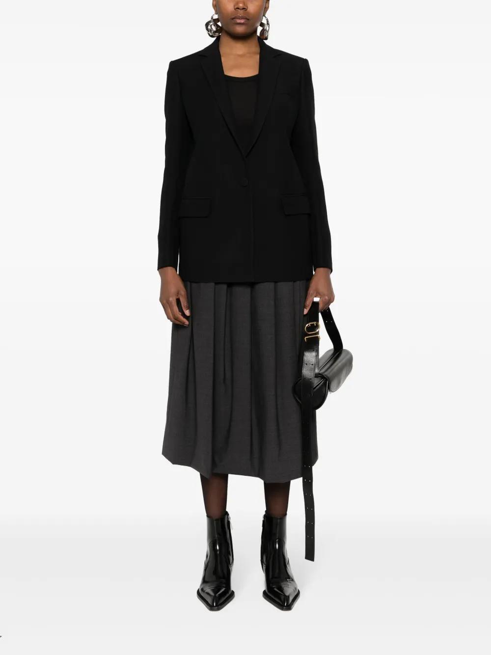 FABIANA FILIPPI Single-breasted Blazer In Black Product Image