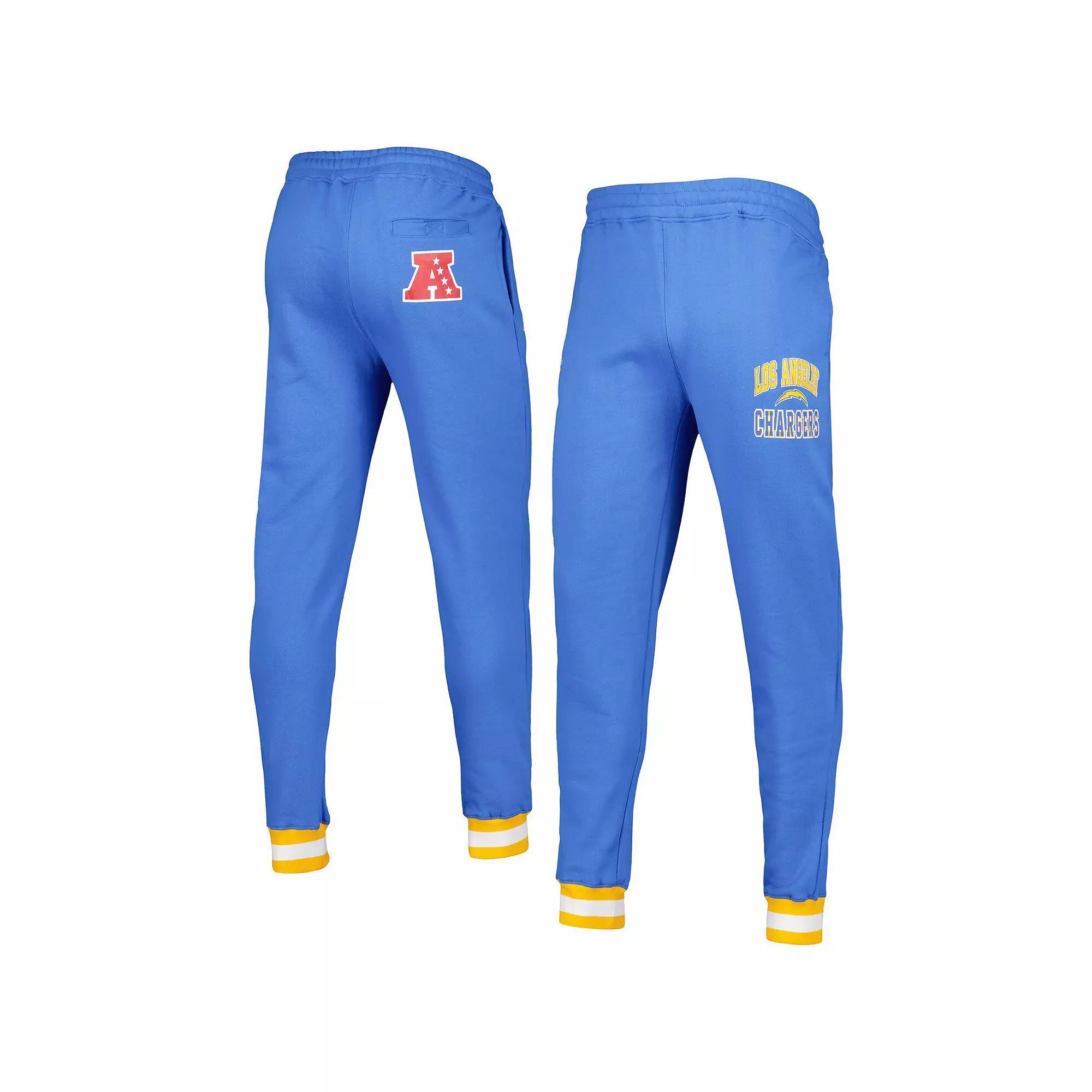 Men's Starter Powder Blue Los Angeles Chargers Blitz Fleece Jogger Pants, Size: Large, Light Product Image