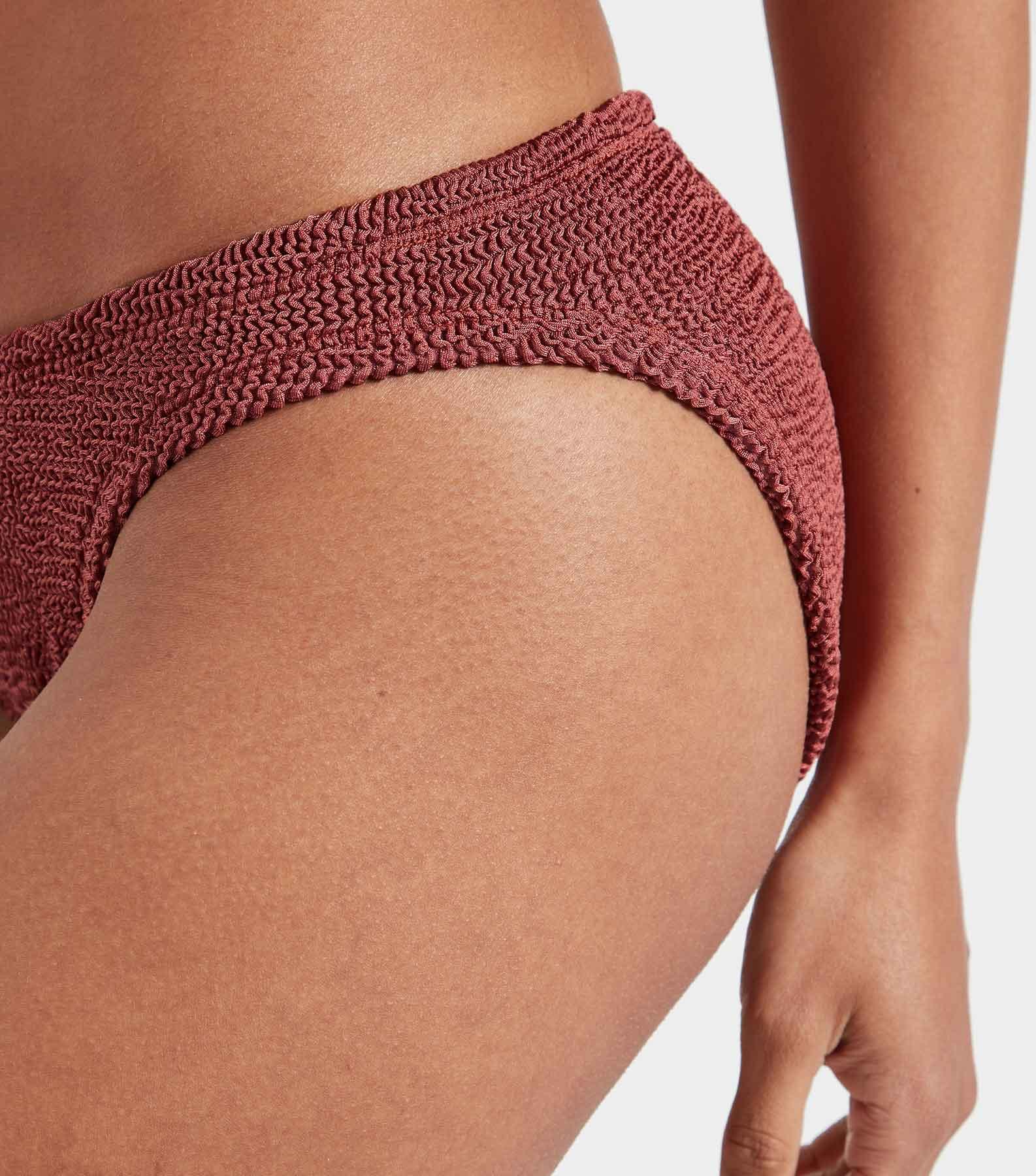 Coverage Juno Bikini - Metallic Rosewood Product Image
