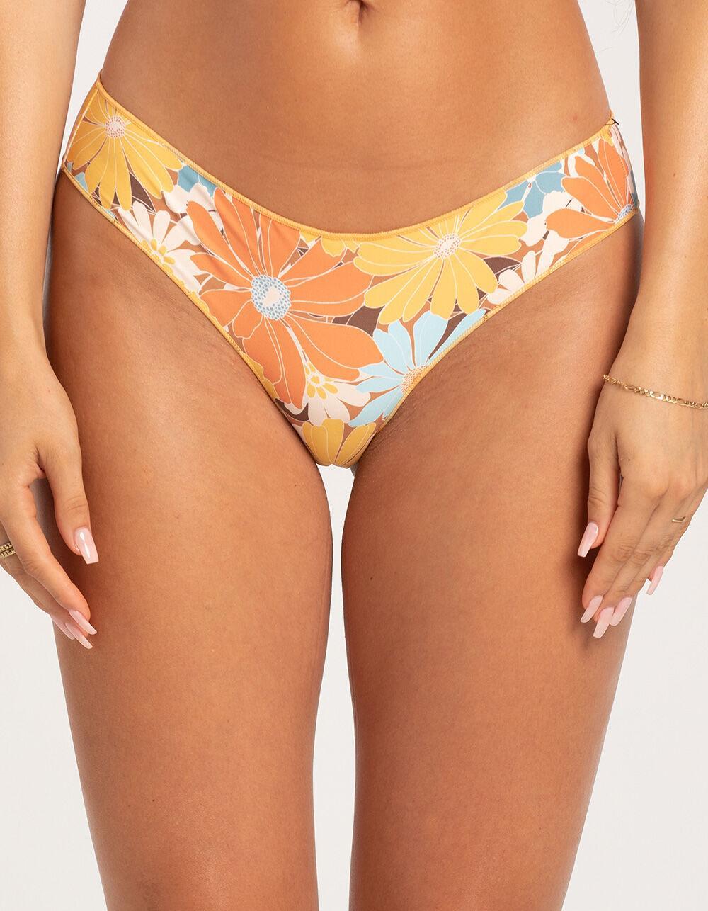 RIP CURL Sunrise Session Cheeky Bikini Bottoms - MARIGOLD Product Image