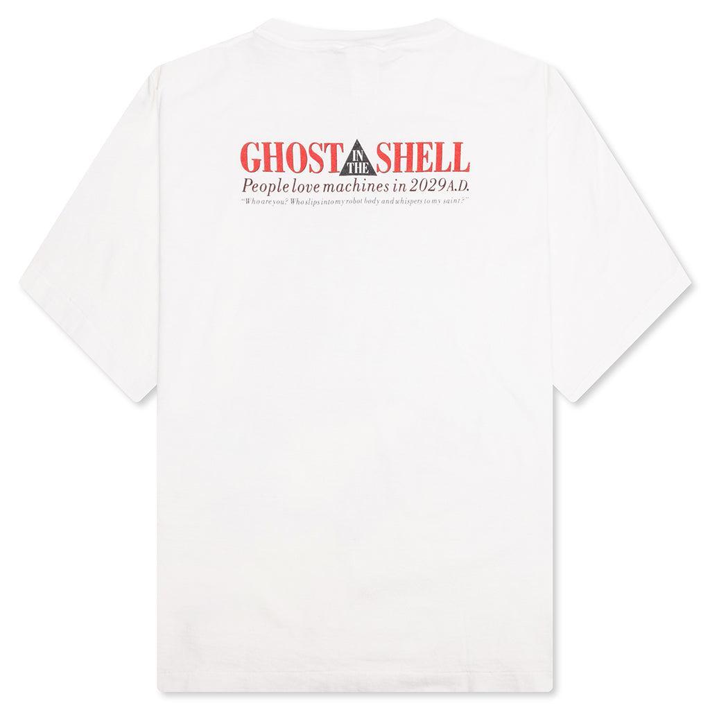 Saint Michael x Ghost In The Shell S/S Tee - White Male Product Image