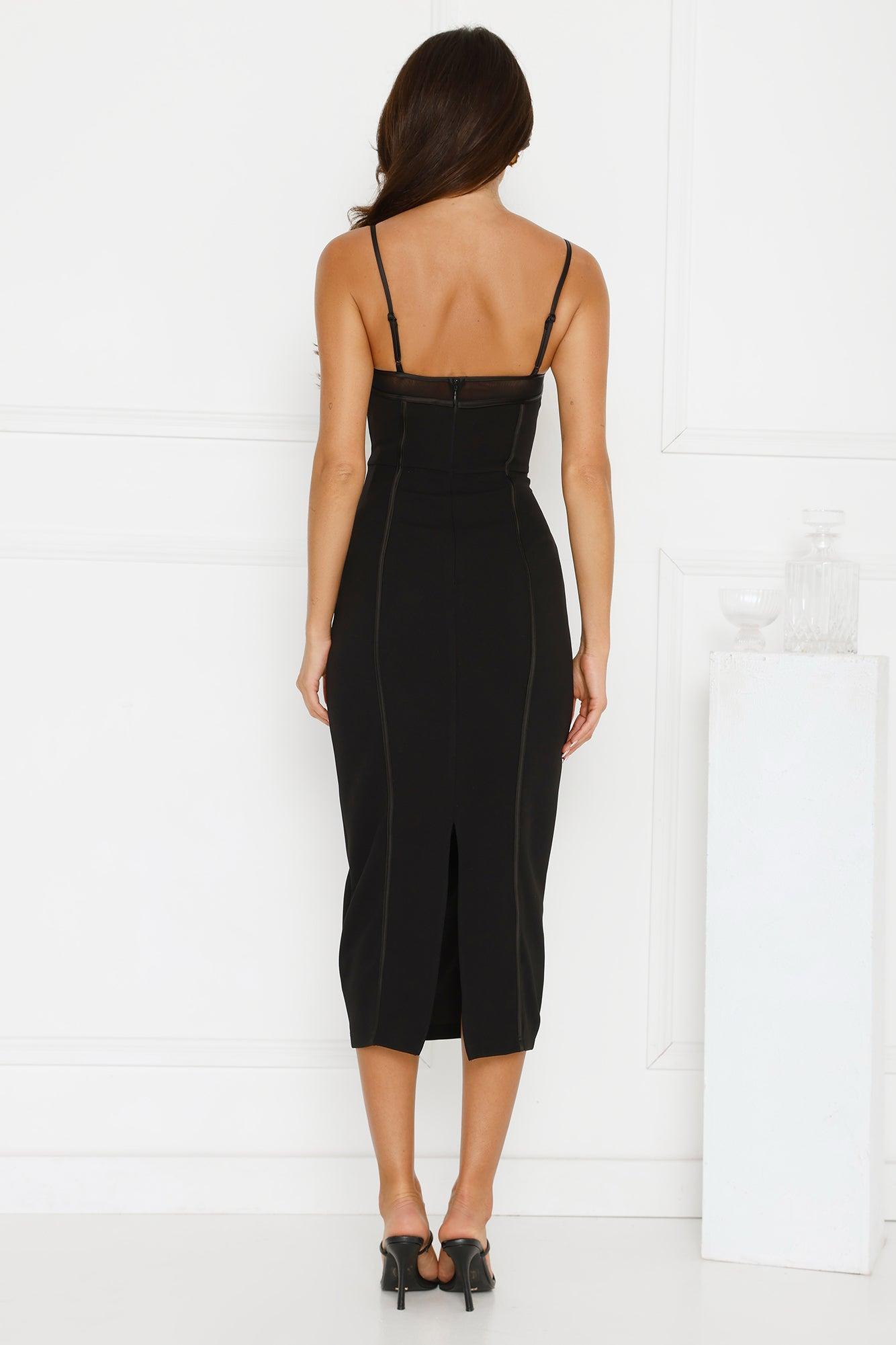 Vintage Desire Midi Dress Black Product Image