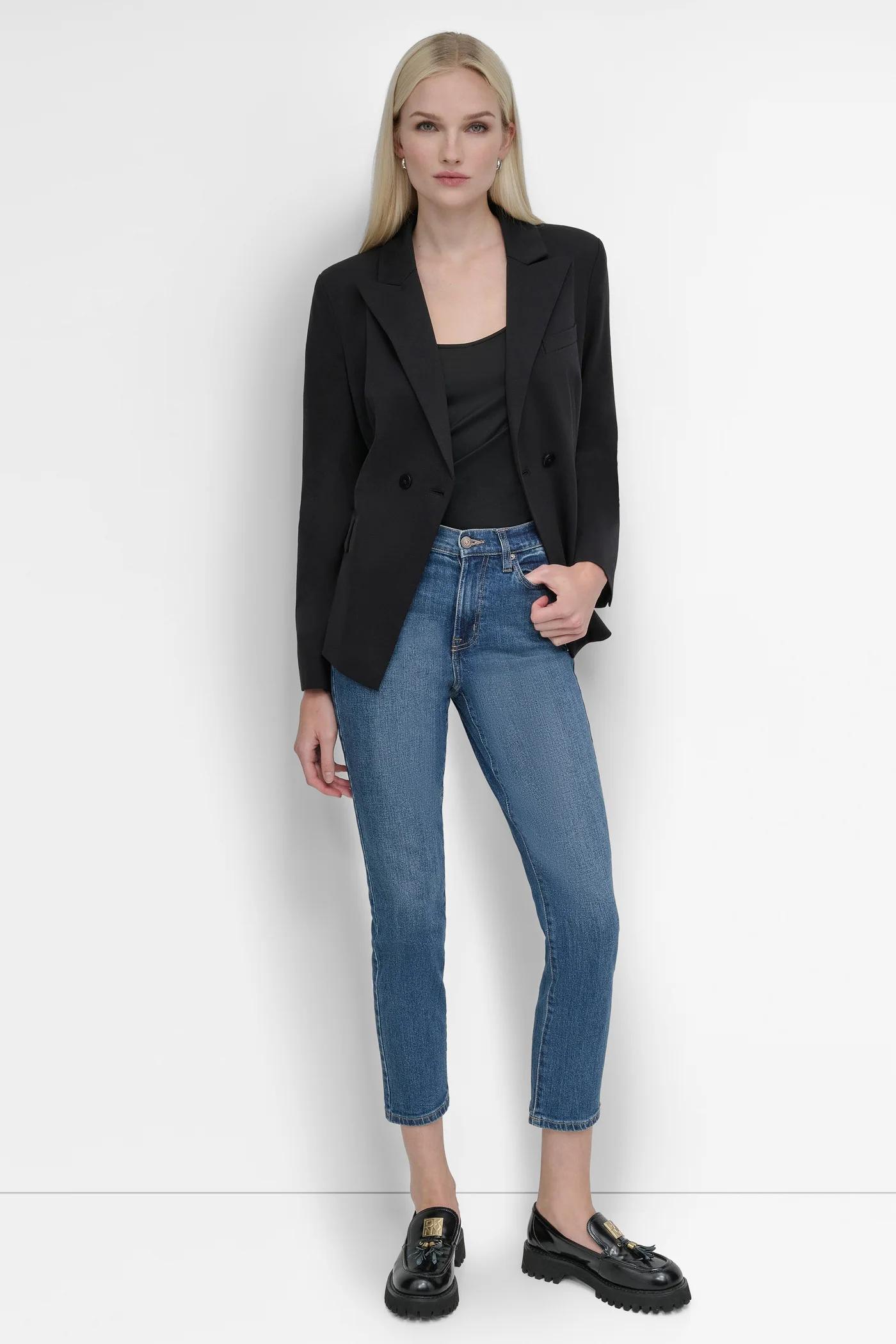 SINGLE BREASTED FITTED BLAZER Product Image