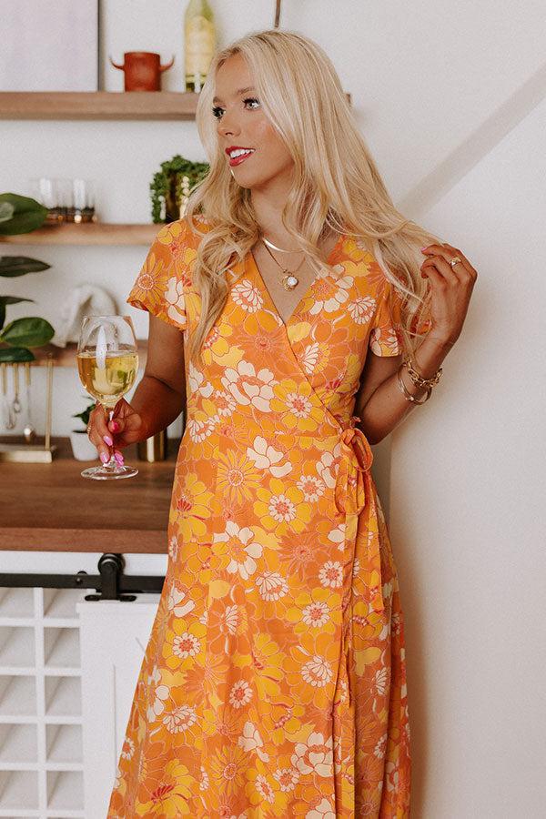Walk Through The Garden Wrap Maxi Product Image