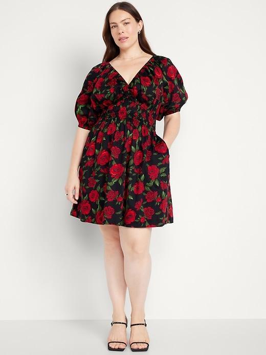 Waist-Defined Mini Dress Product Image