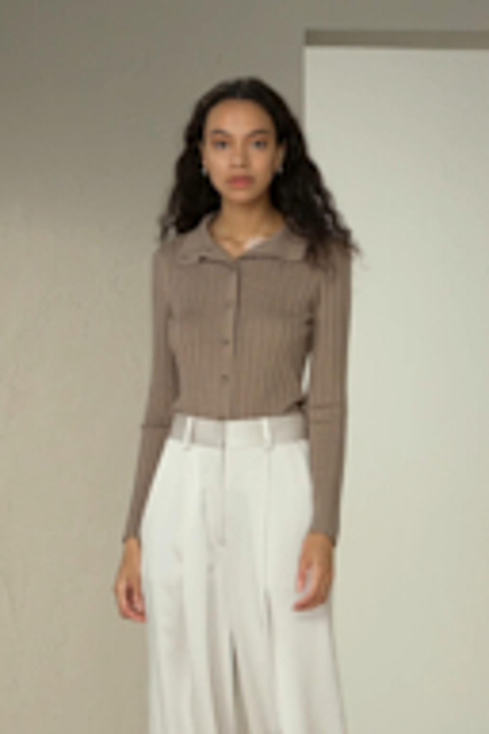Ribbed Silk-Cashmere Blend Cardigan Product Image