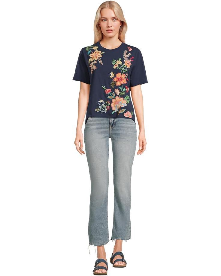V-neck Short Sleeve Tee - Nicolette Product Image