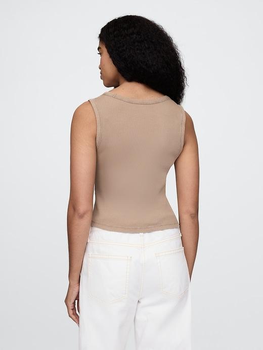 Rib Scoop Tank Top Product Image