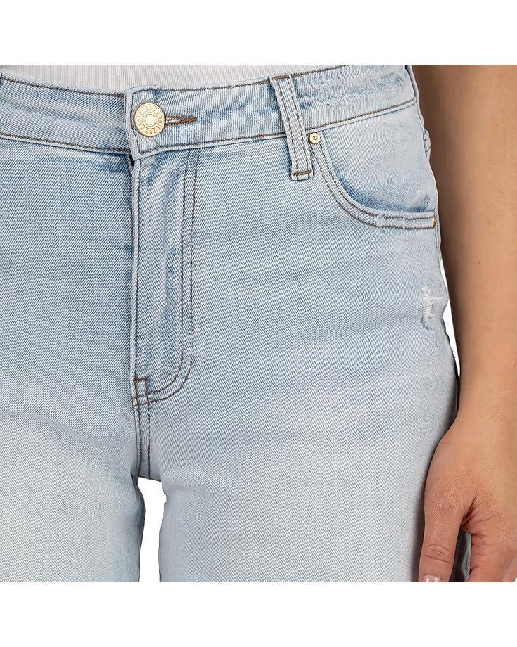 Hailey High-Rise Shorts with Raw Hem Product Image