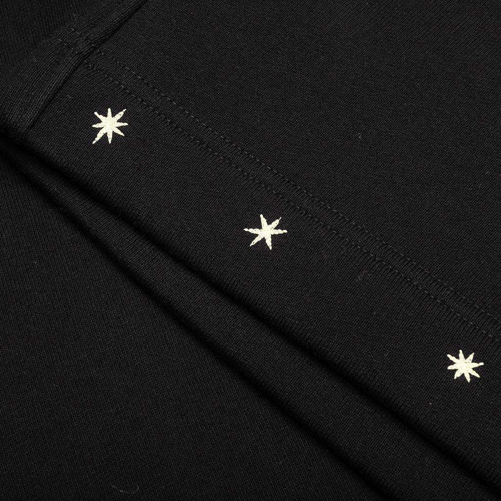 Star Print Board Shorts - Black Male Product Image