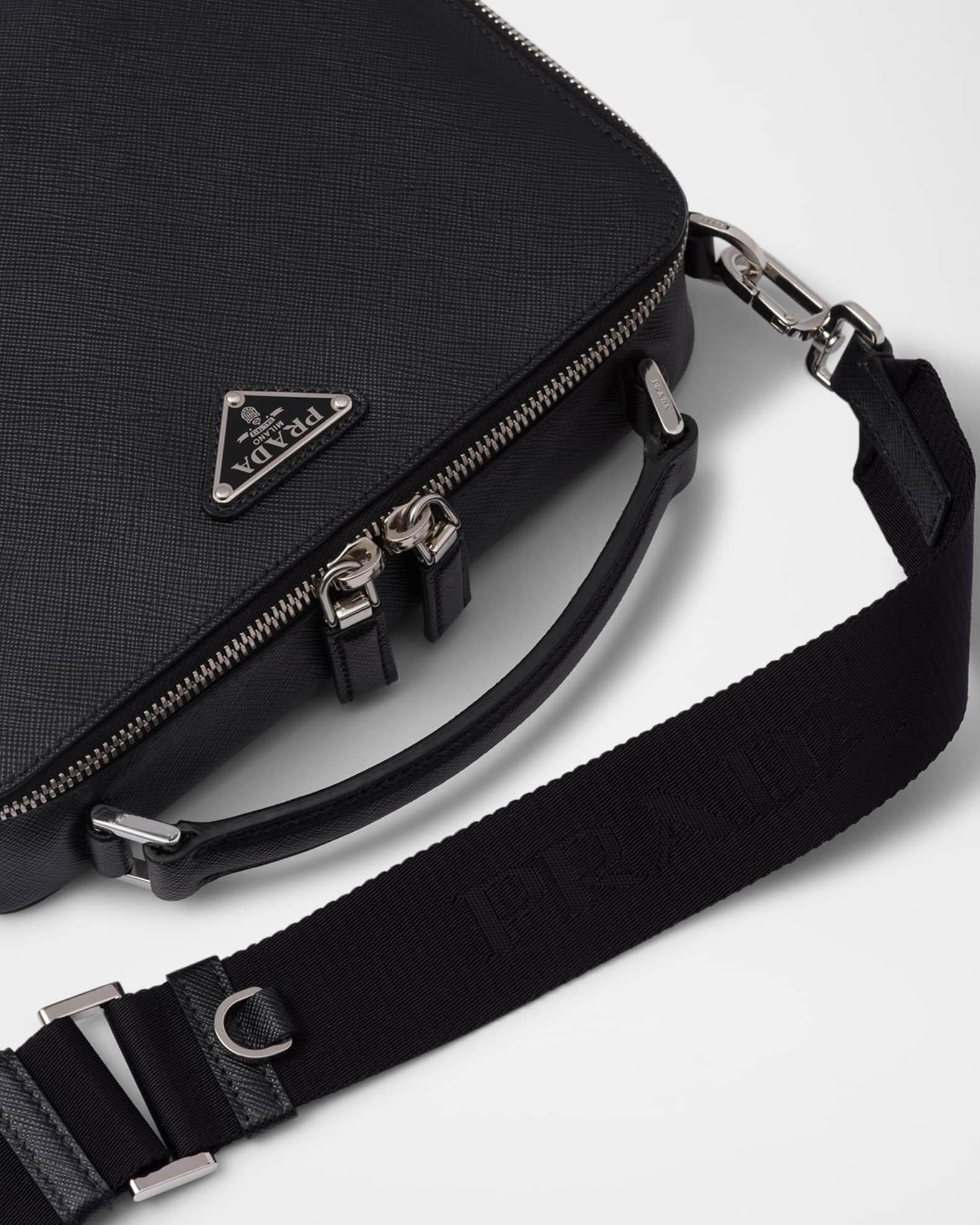Men's Brique Saffiano Leather Top-Handle/Crossbody Bag Product Image