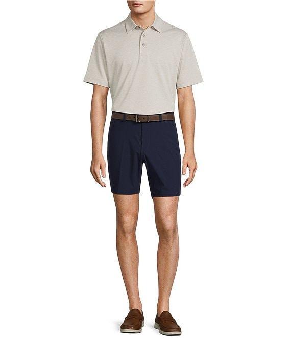 Roundtree & Yorke Big & Tall Performance Short Sleeve Solid Textured Polo Shirt Product Image