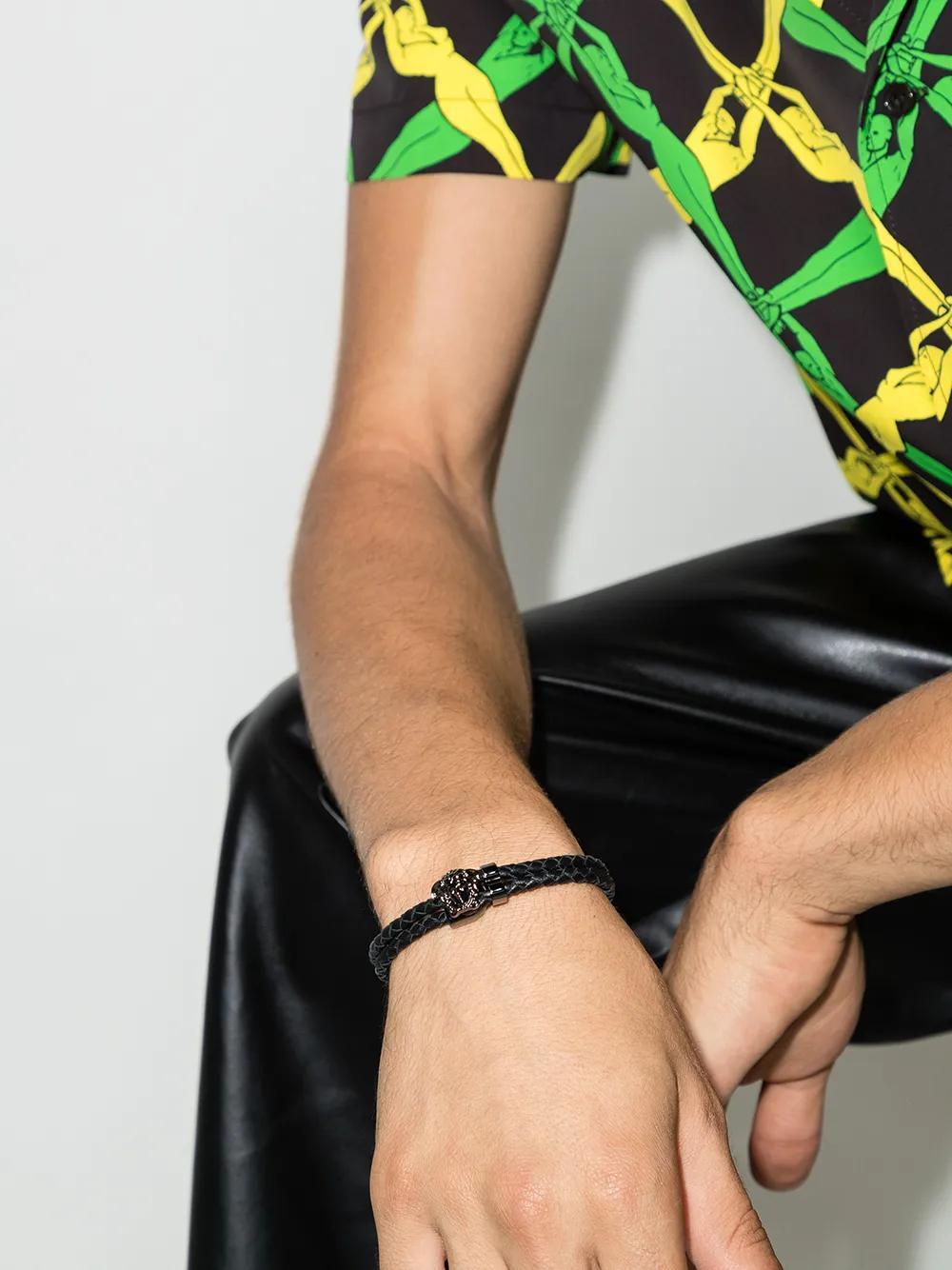 La Medusa leather bracelet Product Image