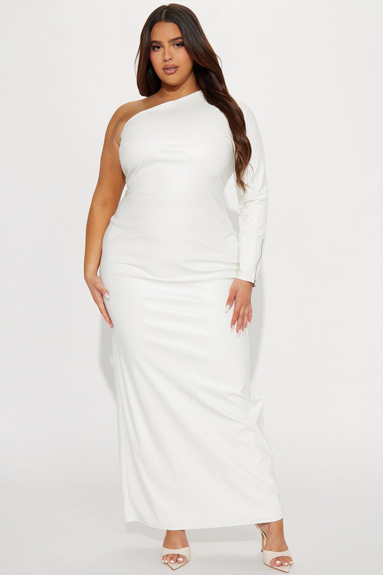 Show Stopper Maxi Gown - Off White Product Image