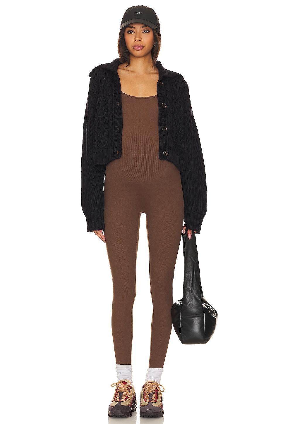 Rib Maternity Unitard BUMPSUIT Product Image