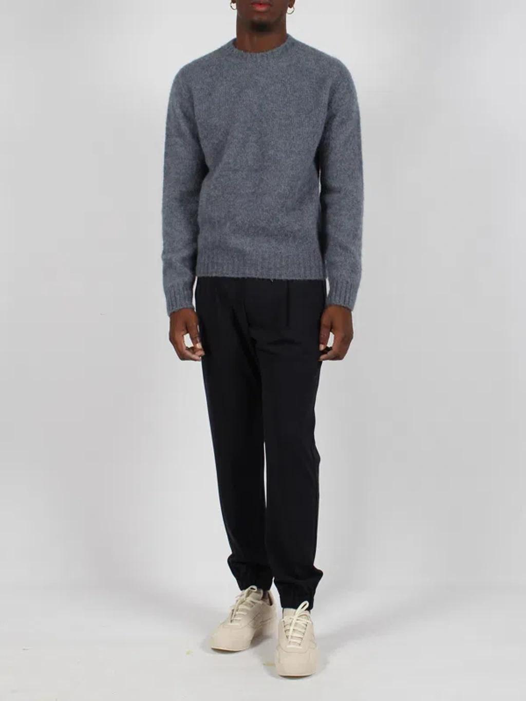 HERNO Alpaca Sweater In Blue Product Image