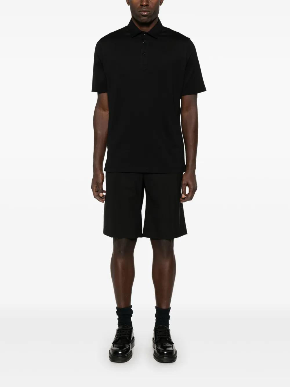 BRUNELLO CUCINELLI Polo Shirt In Black   Product Image