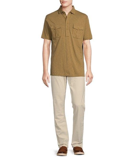 Cremieux Blue Label Cape Town Collection Solid Short Sleeve Polo Shirt Product Image