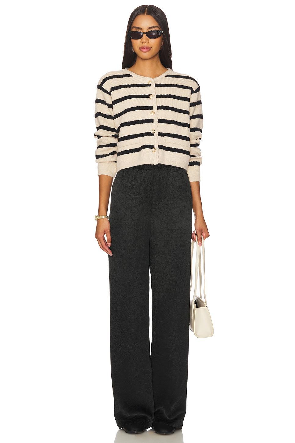 Benni Stripe Cardigan Line & Dot Product Image