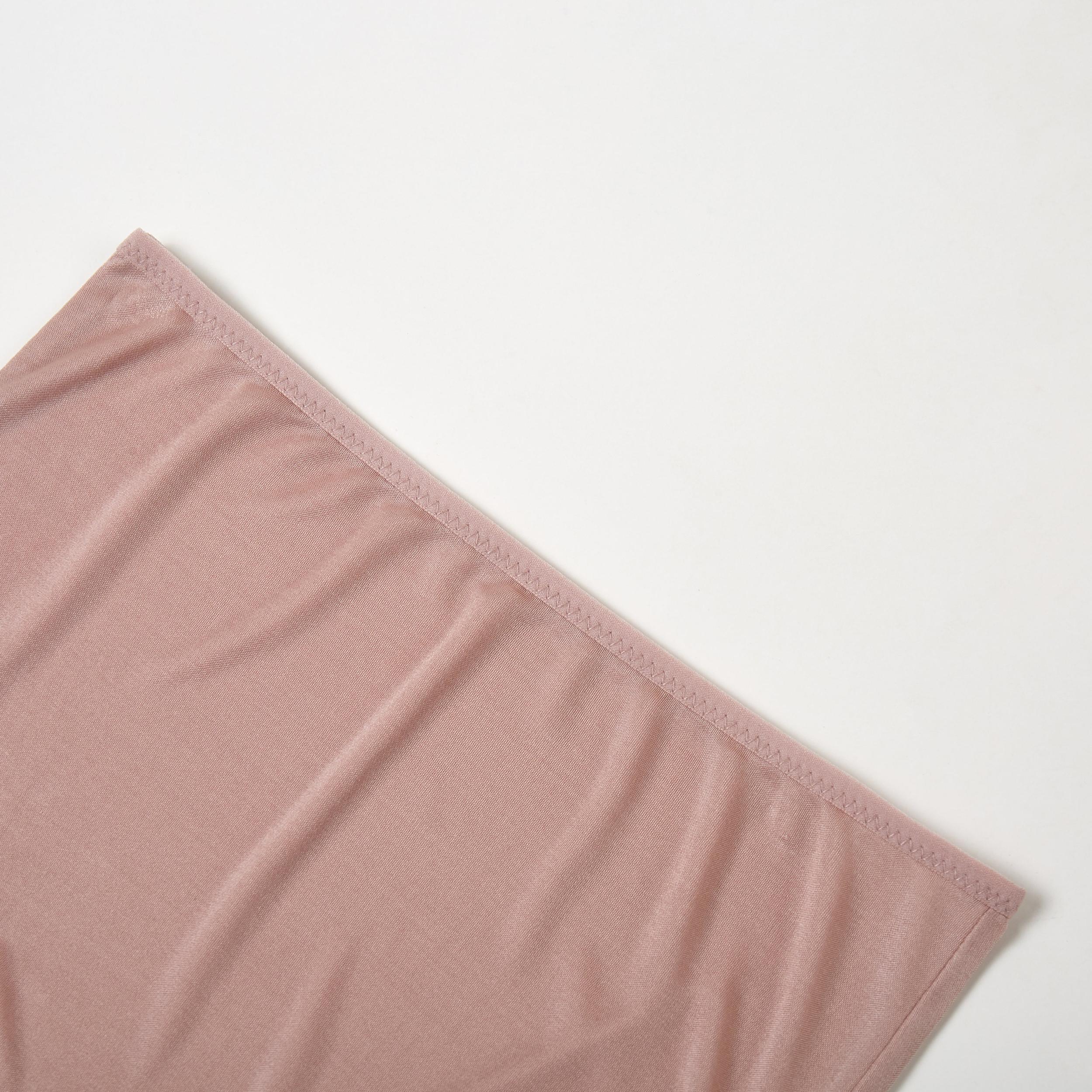 Knitted Silk High Rise French Cut Panties | Sparkling Rose | Shimmer Collection Product Image