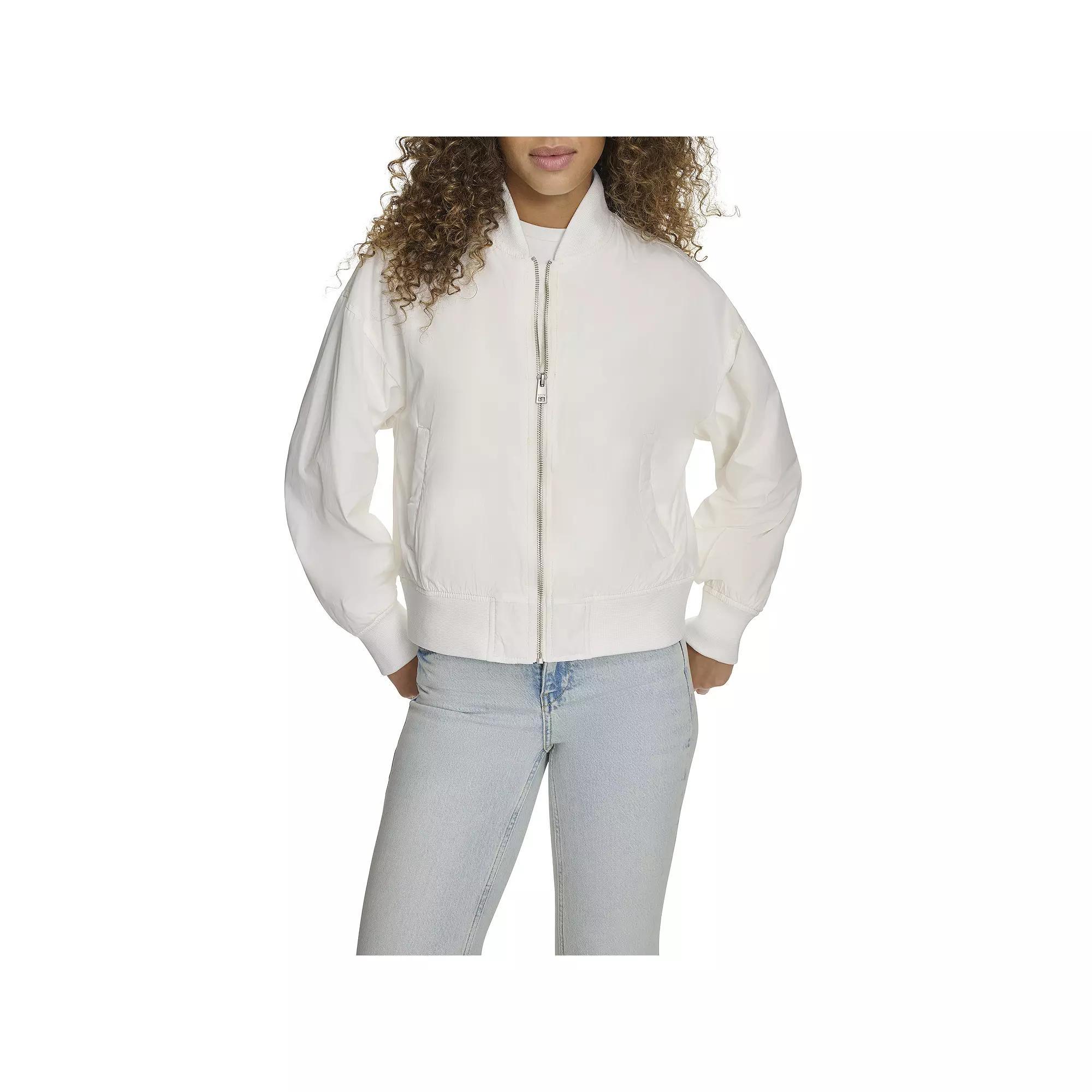 Women's Levi's® Relaxed Bomber Jacket, Size: XL, White Product Image