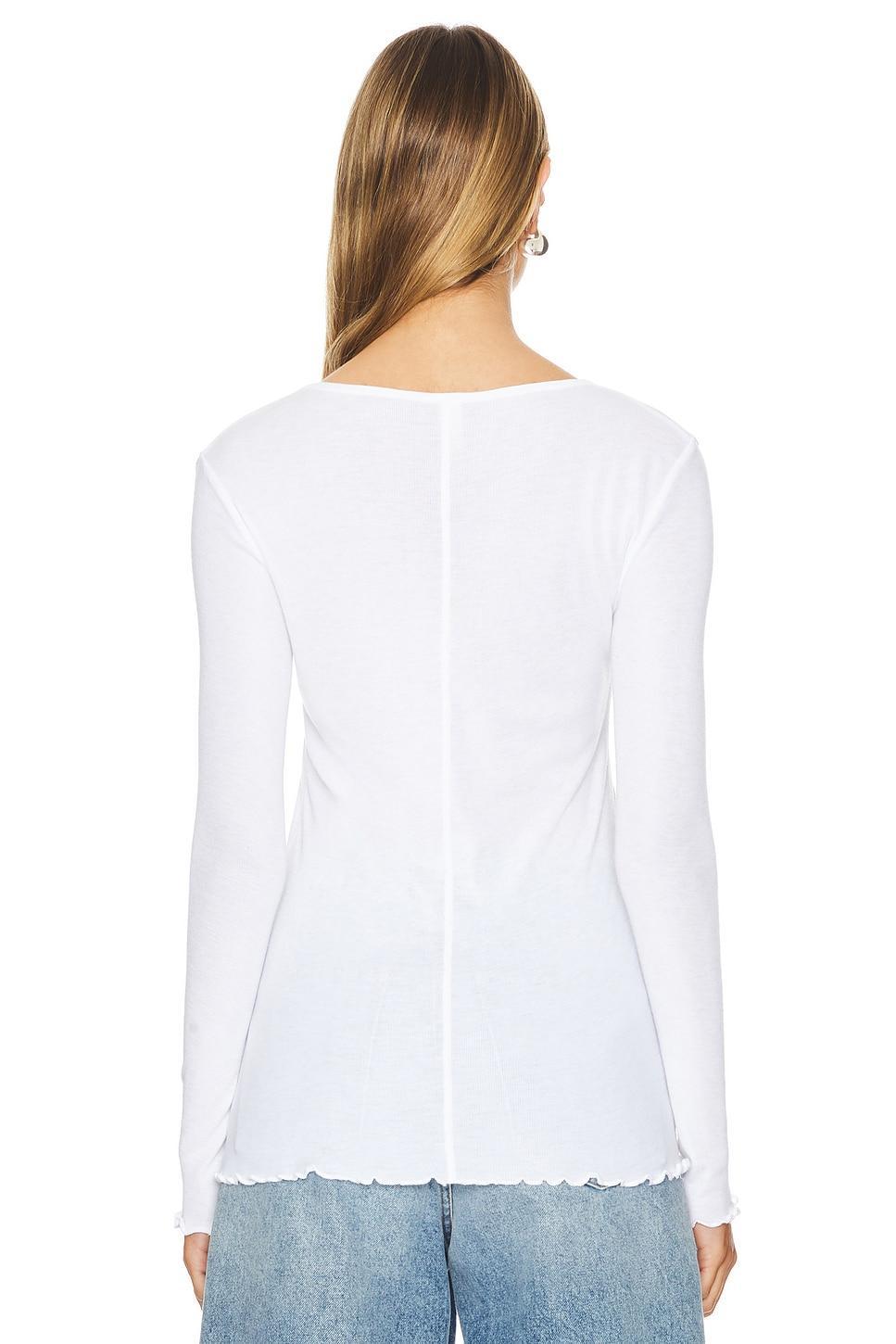 x Intimately FP Long Nights Layering Top In Optic White Product Image