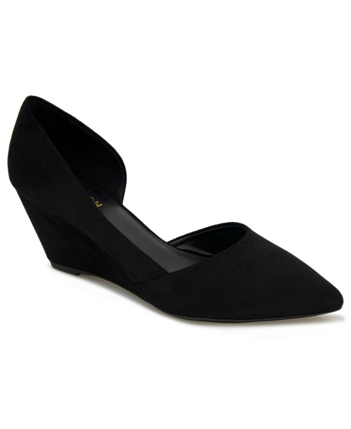 Kenneth Cole Reaction Womens Eltinn DOrsay Wedge Pumps Product Image