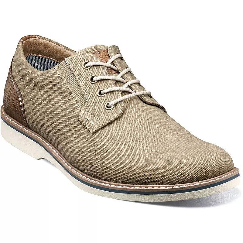 Nunn Bush® Barklay Men's Canvas Oxford Shoes, Size: 9, Green Light Blue Product Image